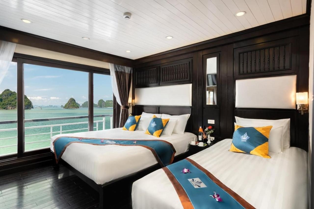 Hotel Aquamarine Premium Cruise Ha Long Esterno foto